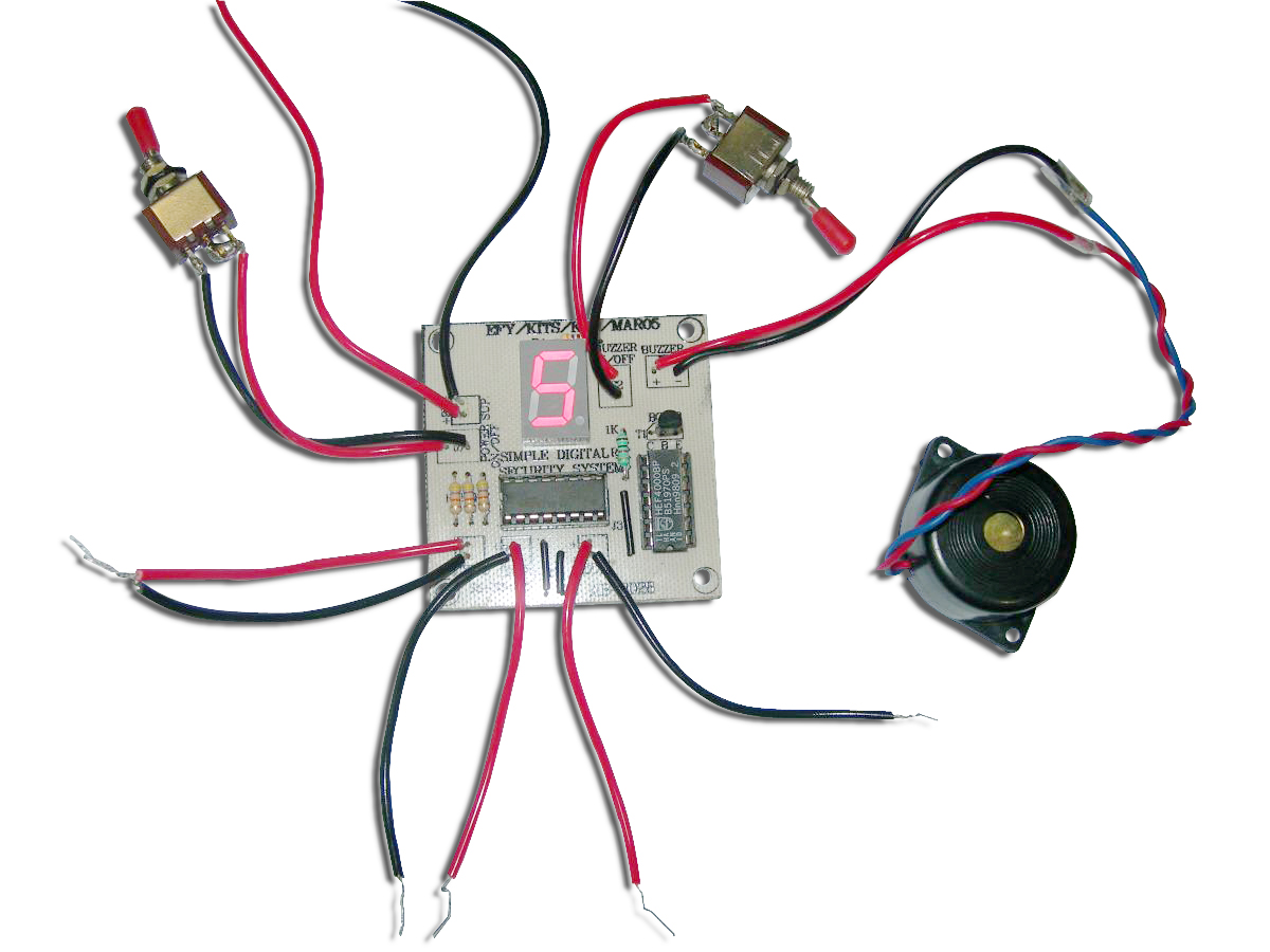 Simple Digital Security System in UAE from Electronics Kits store